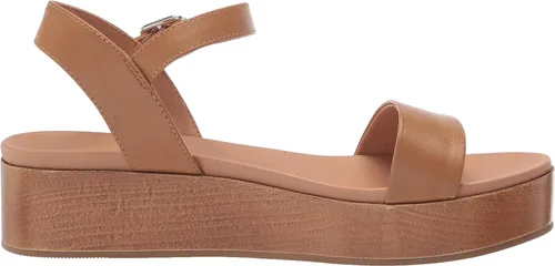 Vista 6 de Tienda Essentials Sandalias planas de dos bandas para mujer