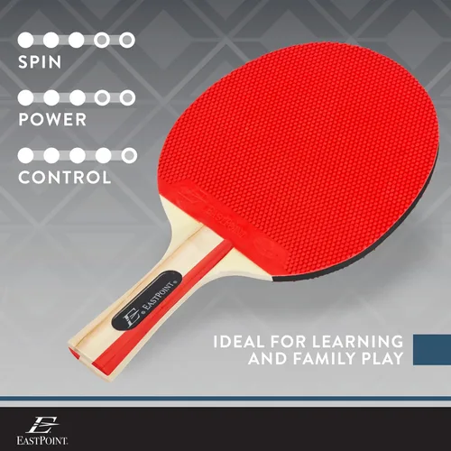 Vista 3 de EastPoint Ping Pong Paddle Sets - Choose 2 Player Table Tennis Paddle Set, or 4 Player Deluxe Kit with Balls and Storage Case