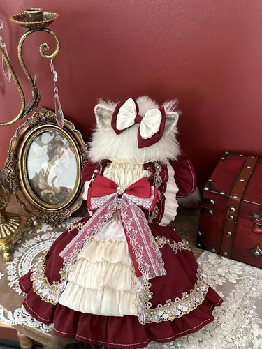 Vista 84 de Moda Vestido de Princesa de Encaje para Perro Cachorro Dulce para Perro EXTRAL Pequeño y Pequeño A-Negro XX-Pequeño