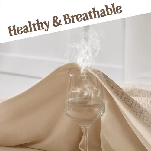 Vista 6 de BEDLORE Protector de colchón de tamaño individual, funda de colchón impermeable sin ruido con bolsillos elásticos para colchones de 6 a 15 pulgadas