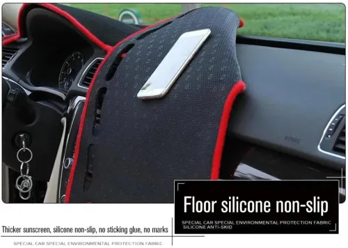 Vista 6 de LEFEDA Para Nissan X-Trail X Trail T31 2008-2013, alfombrilla de cubierta de salpicadero de automóvil, almohadilla para parasol y panel