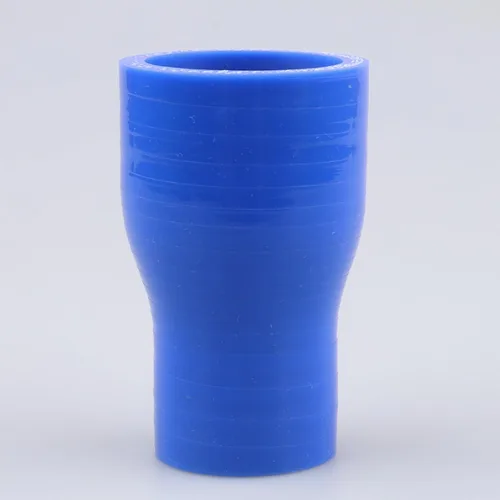 Vista 12 de AC PERFORMANCE ID de 1" a 1/2" (25mm a 13mm) Manguera de silicona recta reductora de 3 capas reforzada negra, 3" de longitud