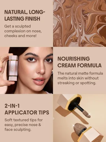 Vista 5 de SHEGLAM Precision Sculpt Liquid Contour Duo-Brown Sugar