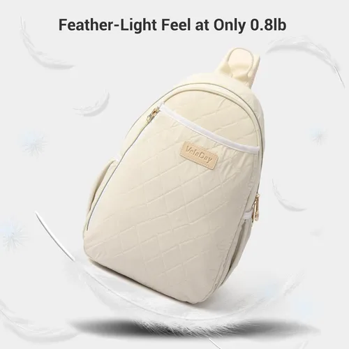 Vista 3 de Bolsa de pickleball para mujer, acolchada y elegante, correa de hombro ajustable, 2 compartimentos de almacenamiento para remos, bolas, zapatos