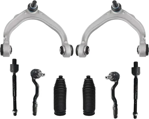 Vista 348 de Detroit Axle - Kit de brazos de control de extremo de 8 piezas para Toyota 2001-2003 Highlander 2002-2003 Camry Lexus ES300, 2 brazos de control
