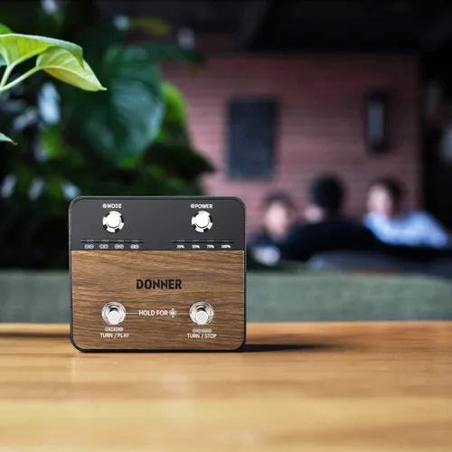 Vista 7 de Donner Pedal de giro de página inalámbrico Teleprompter App Control Pedal de pie para tabletas teléfonos recargables