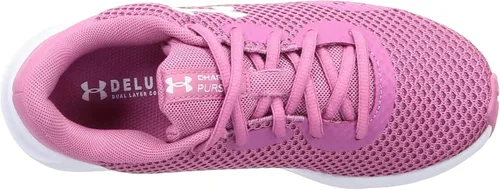 Vista 5 de Under Armour Charged Pursuit 3 - Tenis de correr para mujer, Negro