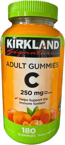 Kirkland Signature - Gomitas de vitamina C para adultos, 250 mg, 180 unidades