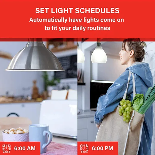 Vista 8 de Sengled Bombilla inteligente, bombillas WiFi, no requiere concentrador, bombillas inteligentes que funcionan con Alexa, Google Home, luz LED