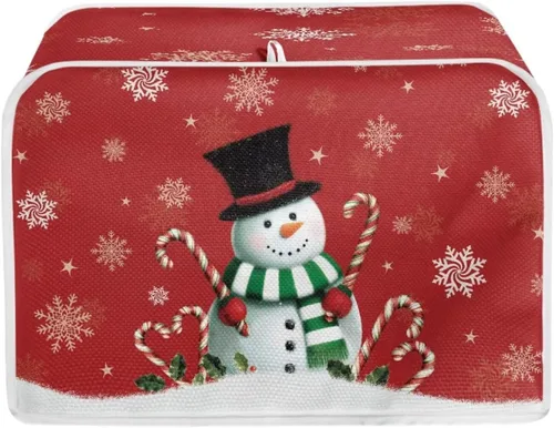 Vista 45 de Cubierta para tostadora de limón floral para horno tostador de pan de 2 rebanadas, protector de electrodomésticos pequeños a prueba de polvo