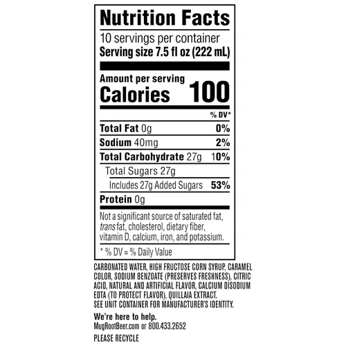 Vista 2 de Mug Root Beer Soda Mini latas de 7.5 onzas 20