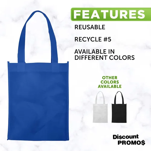 Vista 2 de DISCOUNT PROMOS Small Gift Bags - Reusable Cloth Bag for Wedding Favors, Trade Shows