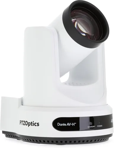 Vista 9 de PTZOptics Link 4K 12X Cámara de seguimiento habilitada para interiores con Dante (gris)