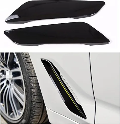 Eiseng Cobertura de entrada de aire para alerón lateral para BMW 5 Series G30 2017 2018 2019 2020 2021 2022 2023 Accesorios exteriores