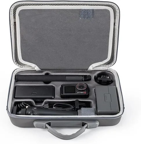 Vista 8 de Coyktonty Osmo Action 5 Pro Funda de transporte, impermeable, portátil, bolsa de hombro, funda de viaje para Osmo Action 5/Action 4/Action 3, diseño