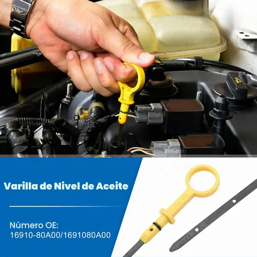 Vista 3 de uxcell Barra de medición de nivel de aceite del motor para Suzuki Grand