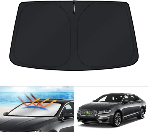 Vista 102 de KUST Parasol para parabrisas para Ford Fusion 2013-2020 2021, accesorios, pantalla de ventana, protector de visera solar, plegable, bloquea
