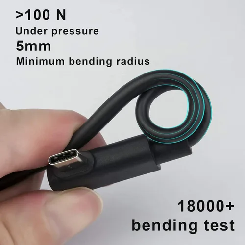 Vista 6 de FIBBR Cable de enlace de fibra óptica con carga de 10 pies para Oculus Quest 23S3Pro3s, Pico 4, PC VR, Steam VR, USB 3.1 5Gbps cable de datos