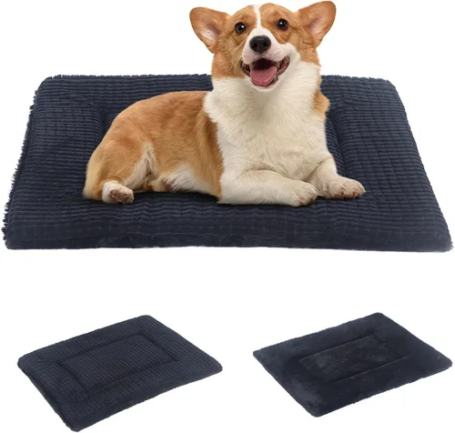 Vista 9 de BVAGSS Almohadilla Reversible para Jaula de Perro, Colchoneta de Cama para Mascotas de Espuma Viscoelástica, Colchón Suave y Cálido Lavable a