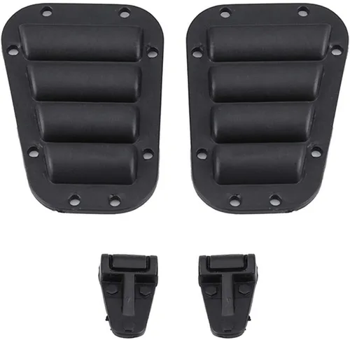 Vista 4 de Rejilla de admisión de automóvil RC y bisagra de cubierta del motor, rejillas de entrada de plástico, juego de bisagras de cubierta de motor