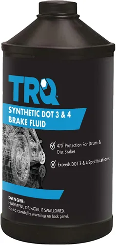 Vista 8 de TRQ Kit de pastillas de freno de cerámica Posi Front Premium y Rotor Performance con productos químicos