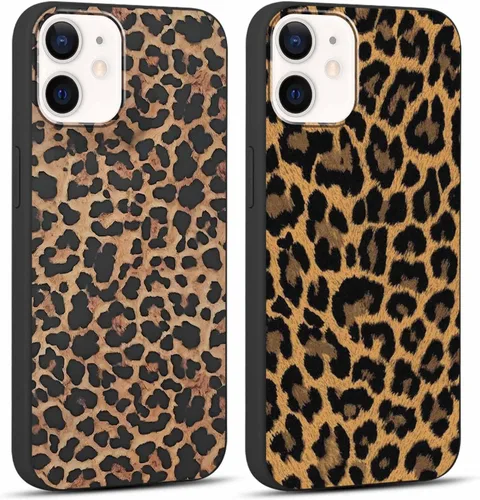 Vista 11 de Paquete de 2 fundas de teléfono con bonito estampado de guepardo para iPhone 7/8/SE 2020 / SE 2022 de 4.7 pulgadas, diseño de leopardo de lujo
