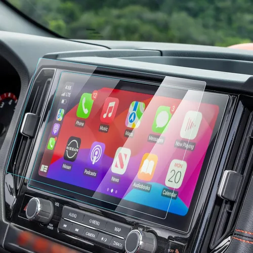 Vista 66 de Protector de pantalla de vidrio templado para Audi A4 (2020-2024)/A5 (2020-2024)/Q5 (2021-2023), accesorios de navegación antirreflejos, instalación