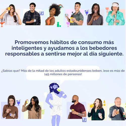 Vista 6 de Cheers Protect Suplemento diario de hígado para bebedores con L-cisteína + DHM Aumenta los niveles de glutatión 30 dosis Cisteína