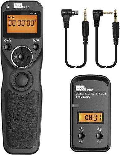 Vista 18 de Pixel TW-283 DC0 control remoto inalámbrico de liberación de obturador de cámara compatible con cámaras Nikon D800 D810 D850 D700 D500 D300