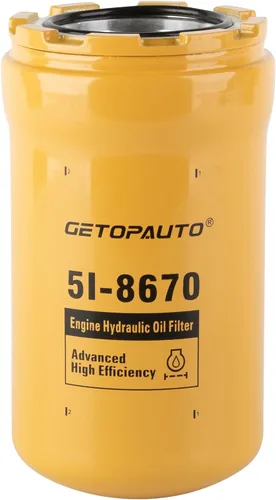 GETOPAUTO Filtro hidráulico 5I-8670 BT9464 HF35519 compatible con excavadora Caterpillar CAT E320d p573481