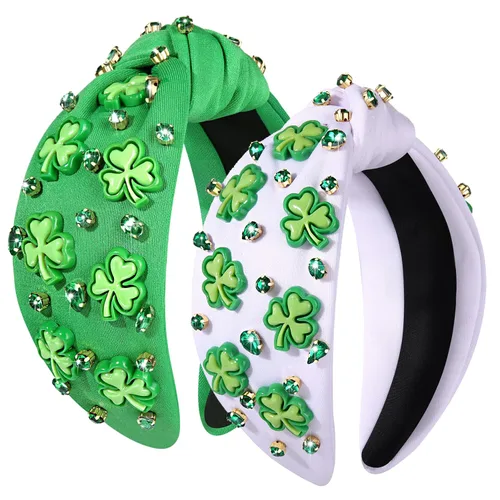Vista 24 de Diadema mexicana para mujer, 2 diademas de Cinco de Mayo con dijes de chile y pimienta, accesorios de diadema de fiesta, diadema anudada, diadema