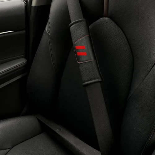 Vista 5 de Fundas de cinturón de seguridad para Dodge Charger Accesorios Durango Challenger Journey Funda de cuero para cinturón de seguridad para correa