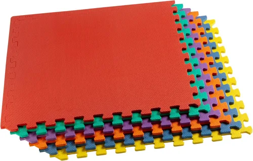 Vista 36 de We Sell Mats 3/8" Thick Multipurpose EVA Foam Exercise Floor Mat, Interlocking Tiles, Anti-Fatigue for Home or Gym