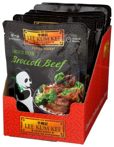 Vista 9 de Lee Kum Kee Panda Brand Salsa para brócoli, 0.00 oz de grasa trans, sin sabores artificiales, sin jarabe de maíz de alta fructosa, sin colesterol, 8