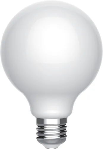 Vista 6 de GE Relax - Bombilla LED de 60 vatios, blanco suave, bombilla globo G25, esmerilada, base mediana (paquete de 1)