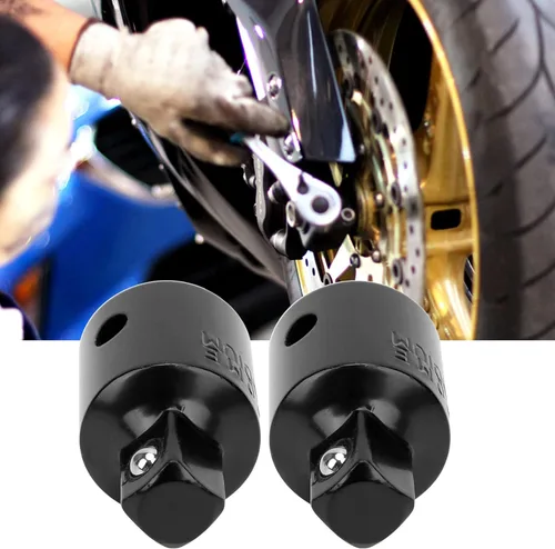 Vista 5 de Adaptador de llave de trinquete convertidor de acero de alto carbono 1/2 a 3/8 herramienta de conversión para aire de impacto y llave eléctrica, 2