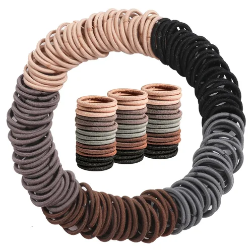 Vista 13 de 200 UNIDADES Lazos multicolor para el pelo de bebés y niños pequeños, sin arrugas, para niñas