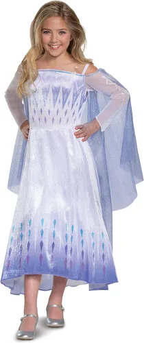 Disguise Disfraz de Frozen Snow Queen Elsa Deluxe para niños