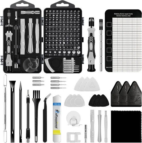 Juego de destornilladores de precisión 135 en 1 kit de destornilladores de computadora kit de herramientas de reparación de portátiles kit de