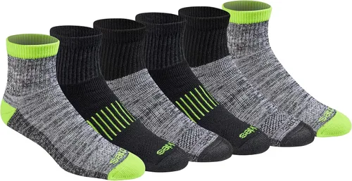 Dickies Calcetines Dri-tech para hombre con control de humedad, disponibles en tallas M-XXL (6, 12, 18 pares)