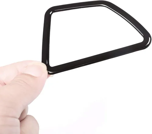 Vista 9 de Cubierta de marco de salida de aire de plástico ABS para salpicadero de automóvil, accesorios para BMW X5 X6 E70 E71 2008-2013, conducción a la Negro