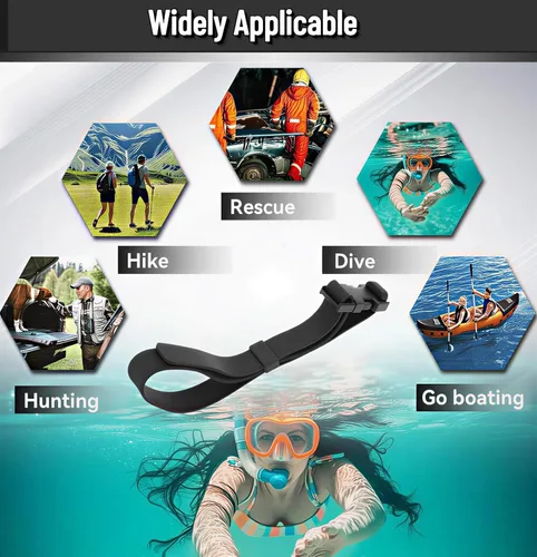 Vista 7 de Correas de cuchillo de buceo, correas de goma de liberación rápida para cuchillos de buceo, cinturón de repuesto para cuchillos de buceo