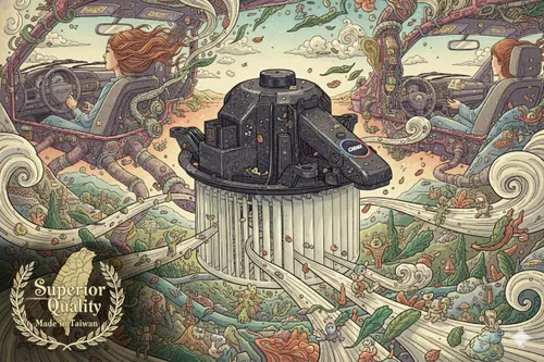 Vista 2 de OAW Motor de soplador delantero 100-G101 para Escalade EXT 2003, 2004, 2005, 2006, GMC Sierra 1500-3500, Avalanche 1500, Silverado 1500HD 2500