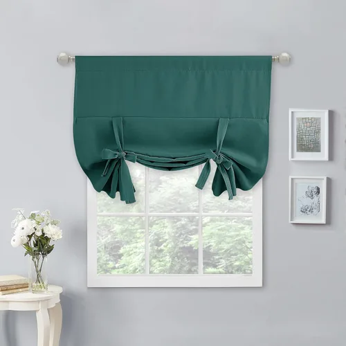 Vista 102 de NICETOWN Cortina Opaca con Aislamiento Térmico – Persiana Enrollable para Ventana de Bebé para Dormitorio/Acción de Gracias