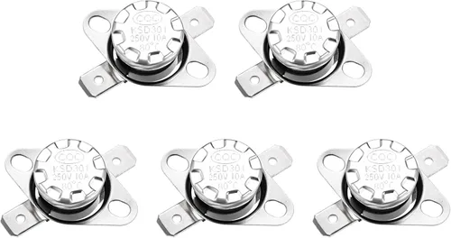 Vista 22 de Interruptor de control térmico de temperatura KSD301 termostato 40C NC, [para refrigeradores de horno microondas], normalmente cerrado/2 piezas