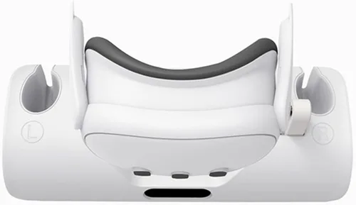 Vista 7 de Base de carga para accesorios Oculus Quest 3, estación base de carga con luz indicadora para auriculares y controladores Meta Quest 3 VR