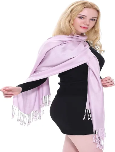 Vista 4 de CJ Apparel Solid Color Design Shawl Seconds Scarf Wrap Stole Throw Head Wrap Face Cover Pashmina NEW