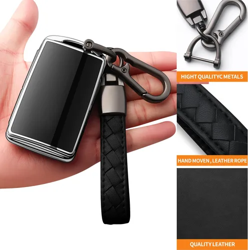 Vista 5 de Sindeda Funda para Llavero Mazda con Llavero Estuche de Llave Carcasa de Llave Protección Completa de 360 Grados Compatible con Mazda 3 2019-2025