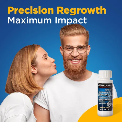 Vista 5 de 5% minoxidil para crecimiento del pelo para hombre de Kirkland Signature, suministro para 1 mes