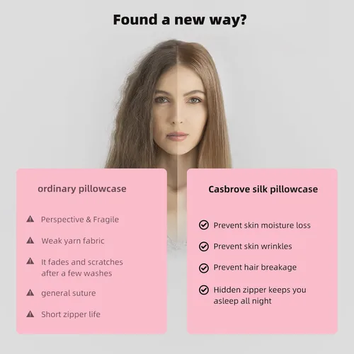 Vista 4 de Funda de almohada de seda para cabello y piel, de seda de morera, suave, transpirable, lisa de ambos lados, de seda natural, con cremallera, 1 Azul